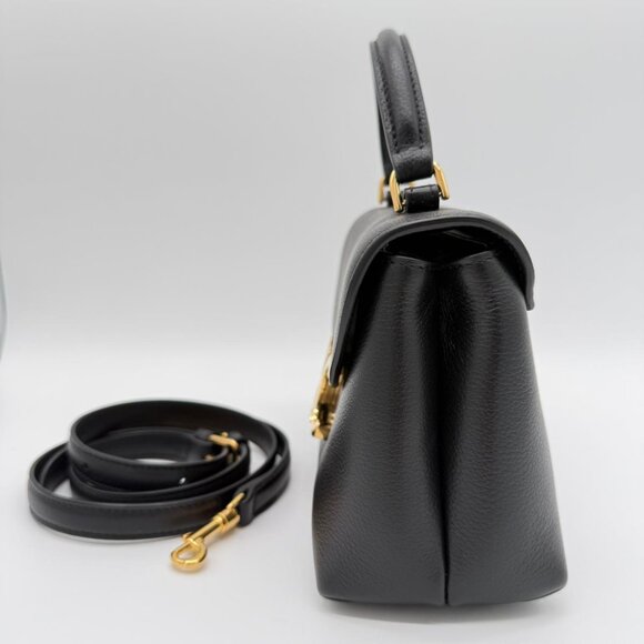 TEEN NINO BAG IN SUPPLE GRAINED CALFSKIN  - BLACK - Picture 2 of 8